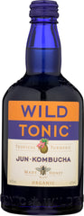 WILD TONIC: Organic Jun-Kombucha Tropical Turmeric, 16 oz