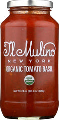 IL MULINO: Organic Tomato Basil Sauce, 24 fo