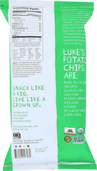 LUKES ORGANIC: Sour Cream & Onion Potato Chips, 4 oz