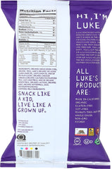 LUKE'S ORGANIC: Cheddar Clouds White Cheddar Cheese Puffs, 4 oz