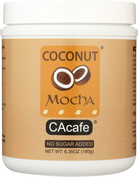 CACAFE: Mocha Coconut No Sugar Added, 6.35 oz