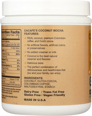 CACAFE: Mocha Coconut No Sugar Added, 6.35 oz