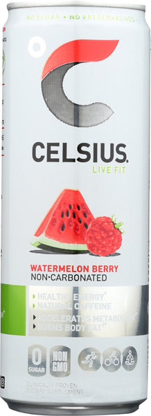 CELSIUS: Beverage Watermelon Berry, 12 oz