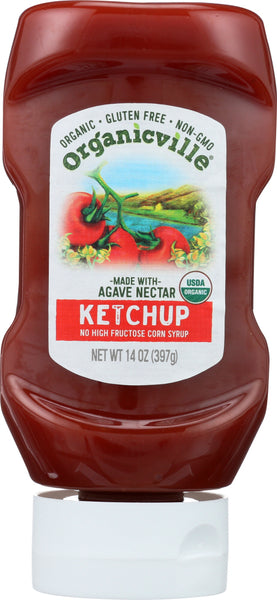 ORGANICVILLE: Ketchup Organic Gluten Free, 14 oz