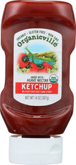 ORGANICVILLE: Ketchup Organic Gluten Free, 14 oz