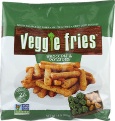 VEGGIE FRIES: All Natural Broccoli and Potato Fries, 14 oz