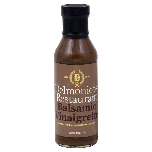 DELMONICOS: Balsamic Vinaigrette Dressing, 12 oz