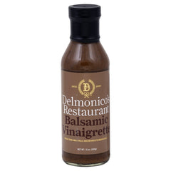 DELMONICOS: Balsamic Vinaigrette Dressing, 12 oz