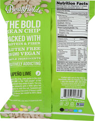 BEANFIELDS: Jalapeno Lime Bean Chips, 1.5 oz