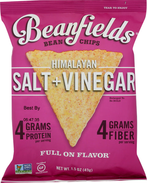 BEANFIELDS: Himalayan Salt and Vinegar Bean Chips, 1.5 oz