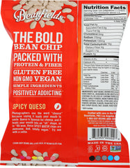 BEANFIELDS: Chip Bean Spicy Queso, 1.5 oz