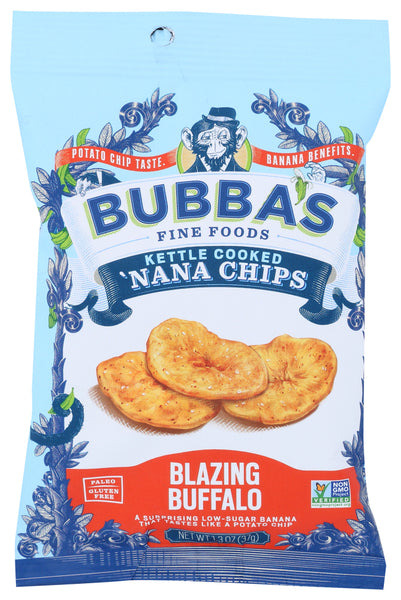 BUBBA'S FINE FOODS: 'Nana Chips Blazing Buffalo, 1.30 oz