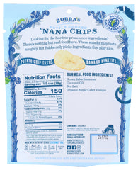 BUBBA'S FINE FOODS: 'Nana Chips Classic Sea Salt, 2.70 oz