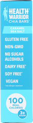 HEALTH WARRIOR: Caramel Sea Salt Chia Bar 5 Count, 4.40 oz
