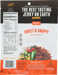PERKY JERKY: Jerky Grass-Fed Beef Sweet & Spicy, 2.2 oz