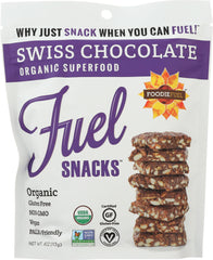 FOODIE FUEL: Super Snacker Crisps Swiss Chocolate, 4 oz