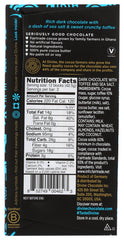 DIVINE CHOCOLATE: Dark Chocolate with Toffee and Sea Salt, 3 oz