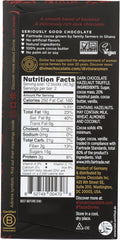 DIVINE CHOCOLATE: Dark Chocolate with Hazelnut Truffle, 3 oz