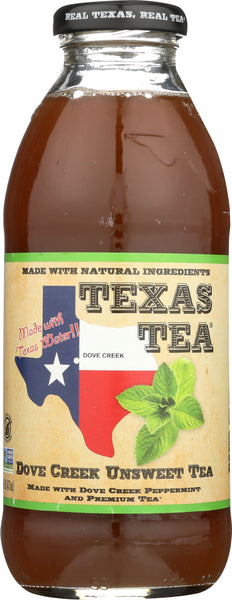 TEXAS TEA: Dove Creek Unsweet Tea, 16 Oz