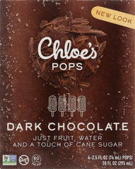 CHLOES: Dark Chocolate Frozen Fruit Bars, 10 oz