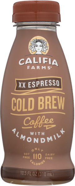 CALIFIA FARMS: XX Espresso Almond Milk Iced Coffee, 10.5 oz