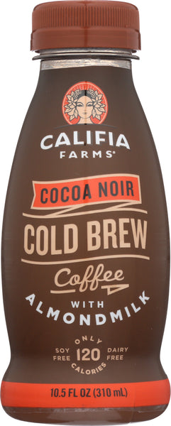 CALIFIA FARMS: Cocoa Noir Iced Coffee with Almond Milk, 10.5 oz