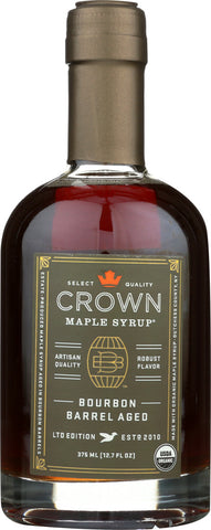 CROWN MAPLE: Syrup Bourbon Barrel Aged, 12.7 fo