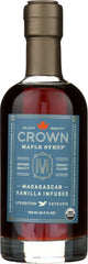 CROWN MAPLE: Madagascar Vanilla Maple Syrup, 8.5 fo