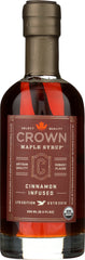 CROWN MAPLE: Cinnamon Infused Maple Syrup, 8.5 fo