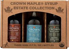 CROWN MAPLE: Artisan Trip Maple Syrup, 3 pk