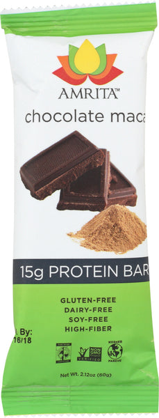 AMRITA HEALTH: Bar Chocolate Maca, 2.12 oz