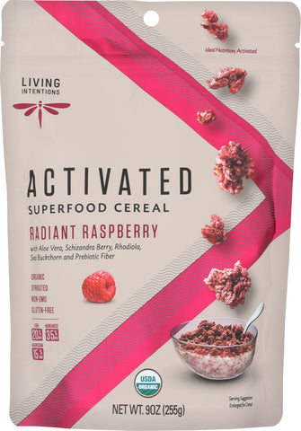 LIVING INTENTIONS: Radiant Raspberry Superfood Cereal, 9 oz