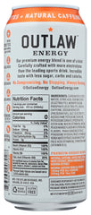 OUTLAW ENERGY: Peach Mango Zero Energy Drink, 16 fo