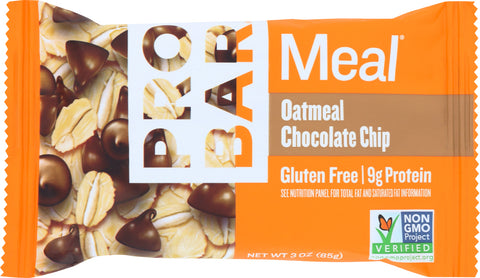 PROBAR: Bar Meal Oatmeal Chocolate Chip, 3 oz