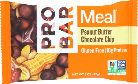 PROBAR: Meal Bar Peanut Butter Chocolate Chip, 3 oz