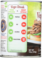 HERITAGE HEALTH: Steak Vegetable Vegan, 19 oz