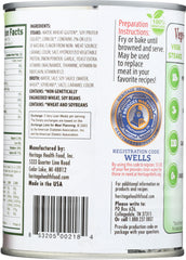 HERITAGE HEALTH: Steak Vegetable Vegan, 19 oz