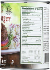 HERITAGE HEALTH: Burger Vegan 19 oz