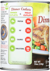 HERITAGE HEALTH: Cutlet Vegan Dinner, 19 oz