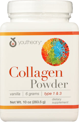 YOUTHEORY: Collagen Powder Vanilla, 10 oz