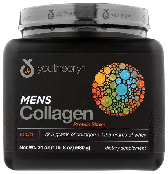 YOUTHEORY: Protein Shake Collagen Men, 24 oz