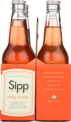 SIPP: Beverage Sparkle Orange Zesty 4 Pack, 48 fo