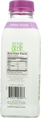 ALOE GLOE: Organic Aloe Water White Grape, 15.2 oz