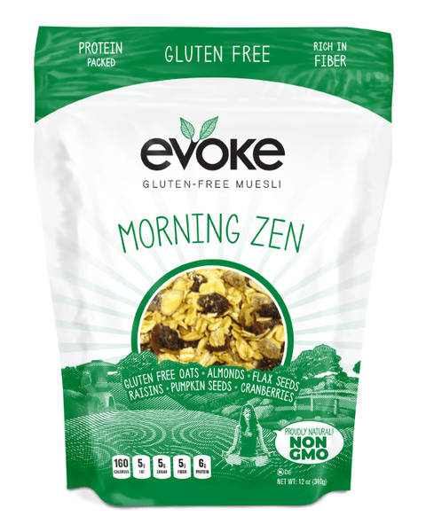 EVOKE HEALTHY FOODS: Morning Zen Gluten Free Muesli, 12 oz
