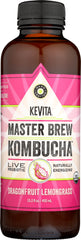 KEVITA: Master Brew Kombucha Live Probiotic Drink Dragonfruit Lemongrass, 15.2 oz
