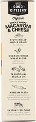GOOD CITIZENS: Whole Wheat Macaroni and Cheese, 6 oz
