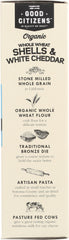 GOOD CITIZENS: Whole Wheat Shells & White Cheddar Macaroni & Cheese, 6 oz
