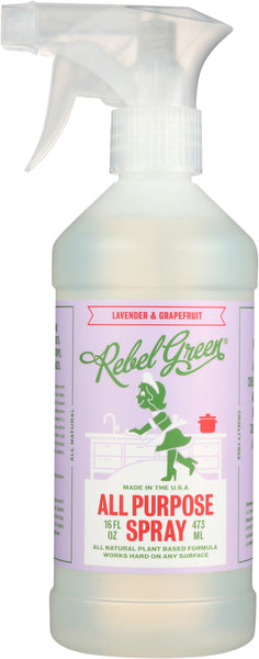 REBEL GREEN: Spray All Purpose Lavendar, 16 oz