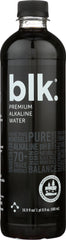 BLK BEVERAGES: Premium Alkaline Water Naturally Black, 16.9 oz