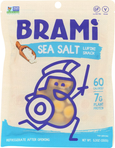 BRAMI LUPINI SNACK: Sea Salt Bean, 5.3 oz